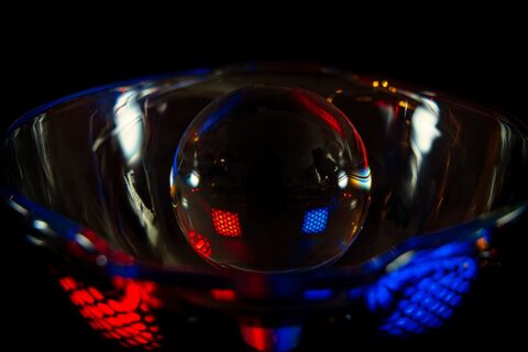 Lensball in einer Glasschale – KW13/26